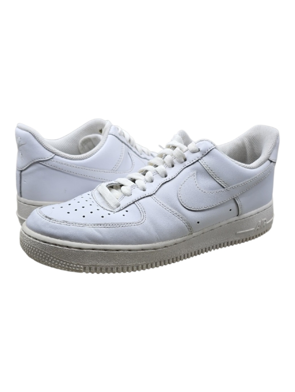 Nike Air Force 1 '07 Sneaker Men's 8 Triple White Low Leather CW2288-111 Retro
